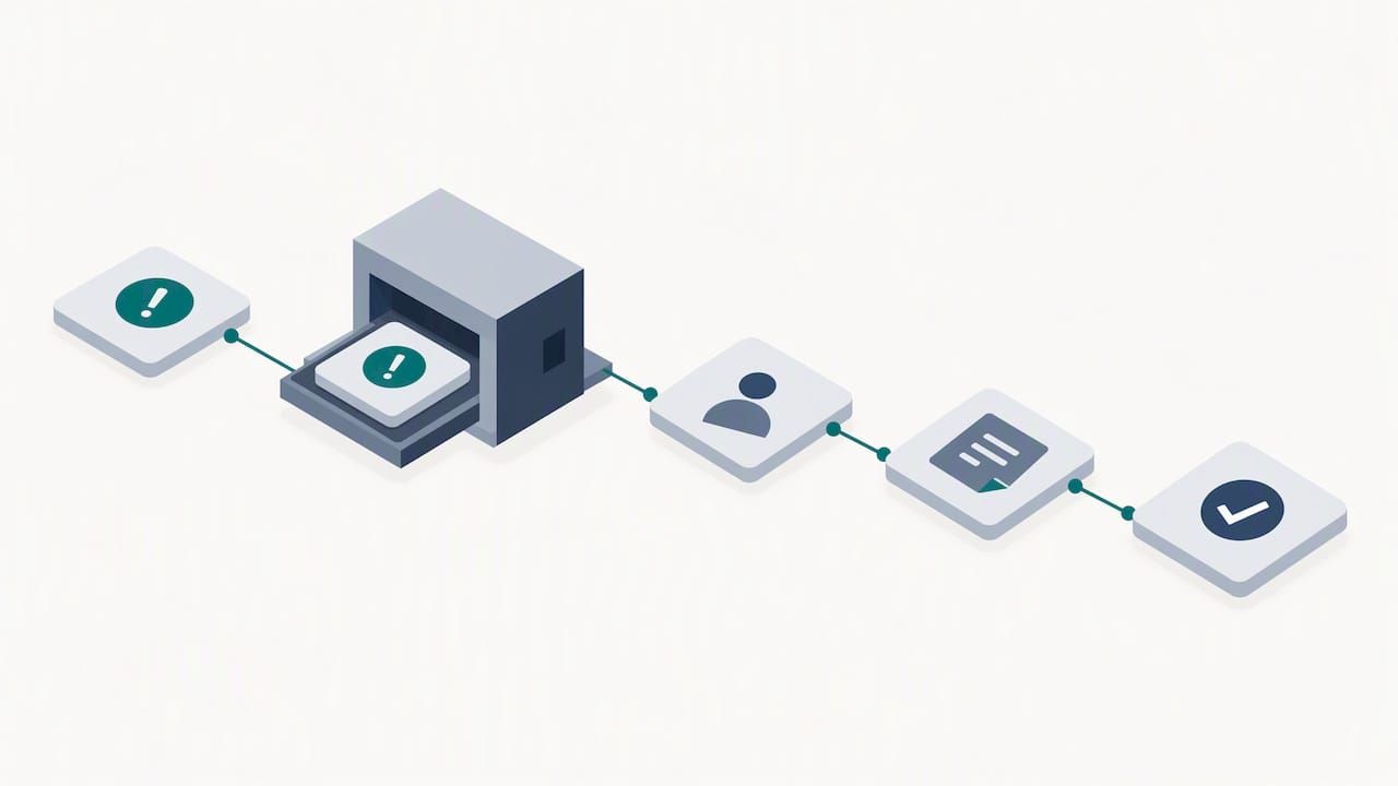 Exception linked to ownership resolution and action records